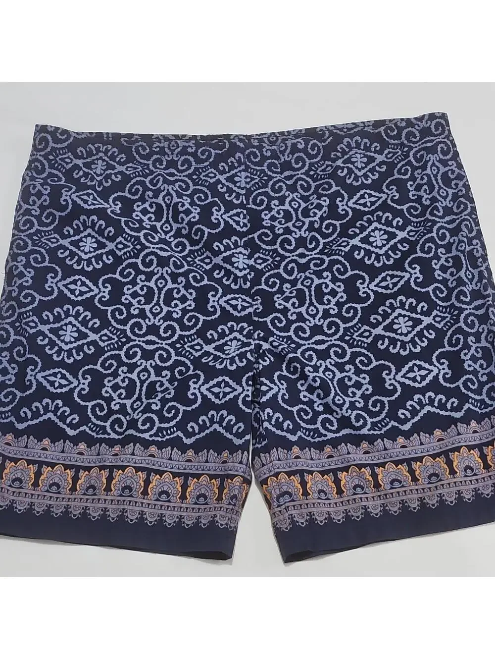 Old Navy Men's Swim Trunks Size XL Blue/Orange Paisley Mesh Lined  Pockets